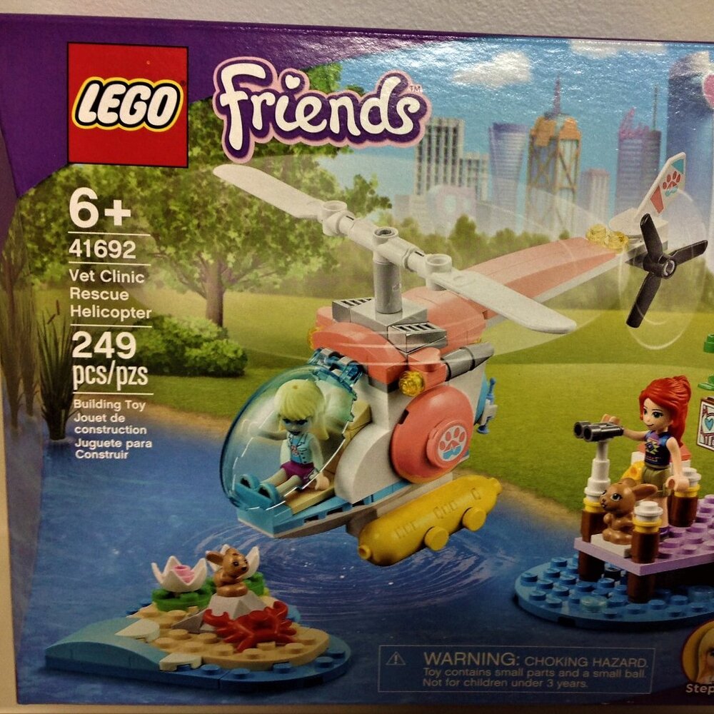 Lego Friends 41692 Vet Clinic Rescue Helicopter - Retired